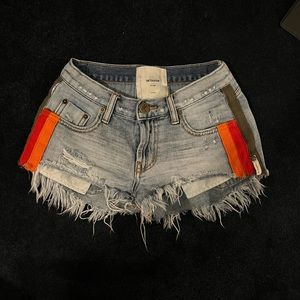 One teaspoon Jean shorts, size 22